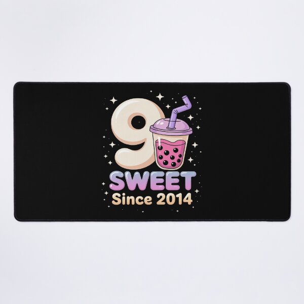 Item preview, 9 Years Old Birthday Bubble Tea Boba Lover Anime Kawaii Kids designed and sold by KristieRamsey.