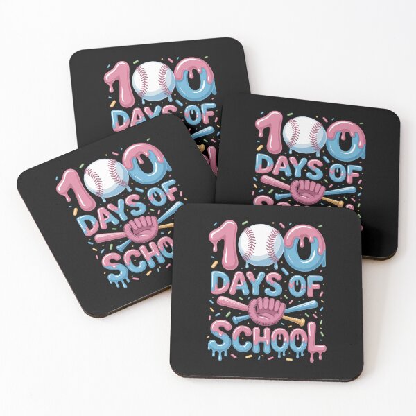 Item preview, 100 Days of School Baseball Ice Cream Drip designed and sold by Morphologiona.