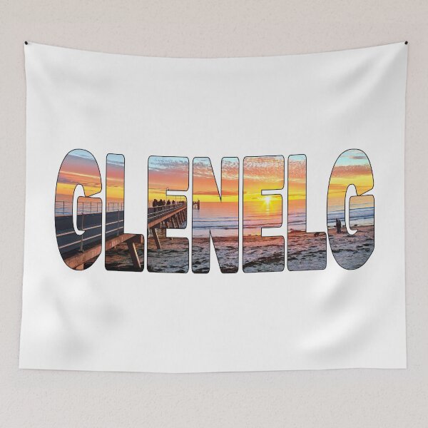 Item preview, GLENELG - Adelaide South Australia Sunset over the Glenelg Jetty Beach designed and sold by Adam Gormley.