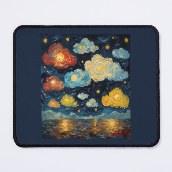 Item preview, "Colorful Night Sky: Dreamy Energy" designed and sold by Artisticanvas.
