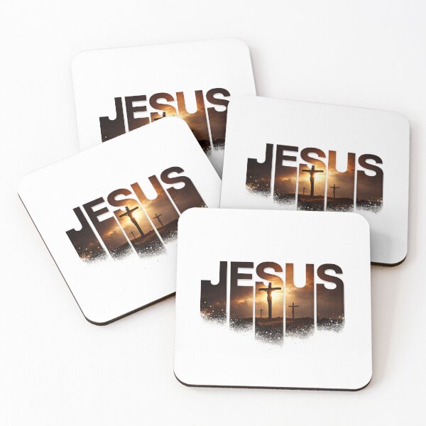 Item preview, Jesus Crucifixion Typography – Faith-Inspired Christian Design designed and sold by TEEVOLT8.