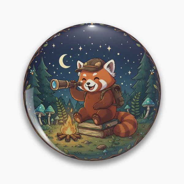 Item preview, Young fox on a camping trip designed and sold by oceansunflowers.