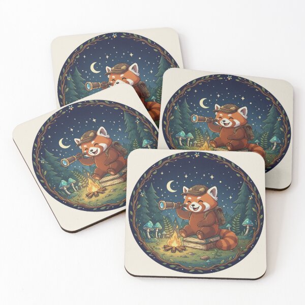 Item preview, Young fox on a camping trip designed and sold by oceansunflowers.