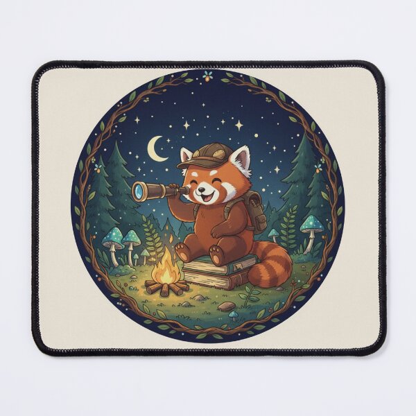 Item preview, Young fox on a camping trip designed and sold by oceansunflowers.