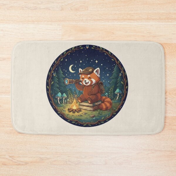 Item preview, Young fox on a camping trip designed and sold by oceansunflowers.