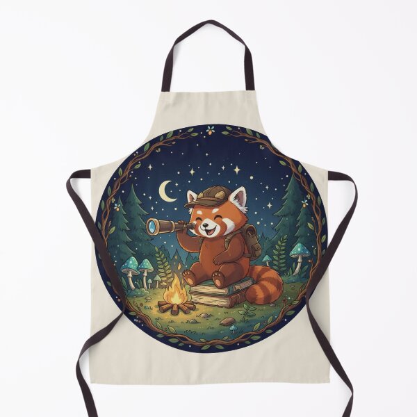 Item preview, Young fox on a camping trip designed and sold by oceansunflowers.