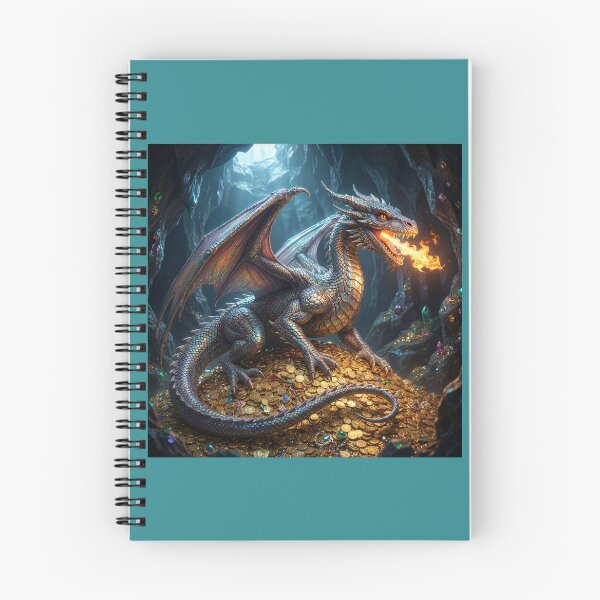 Item preview, Dragon with Its Hoard of Gold designed and sold by Tridentulus.