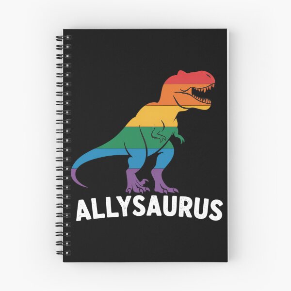 Item preview, Allysaurus Dinosaur in Rainbow Flag for Ally LGBT Pride designed and sold by Morphologiona.