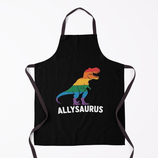 Item preview, Allysaurus Dinosaur in Rainbow Flag for Ally LGBT Pride designed and sold by Morphologiona.