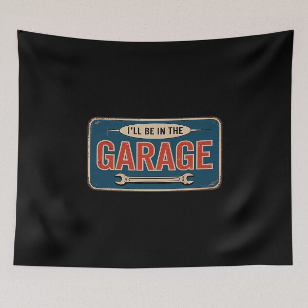 Item preview, I'll Be In The Garage designed and sold by Libbysharts.