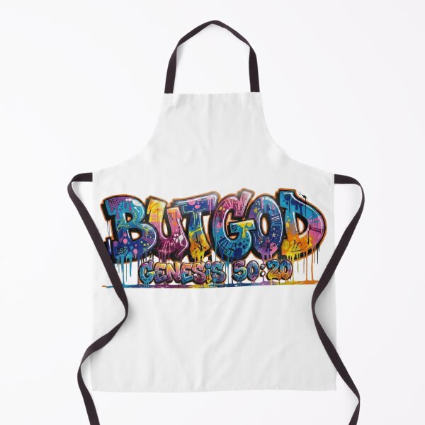 Item preview, But God Genesis 50:20 - Colorful Urban Graffiti Christian T-Shirt designed and sold by The Crimson Halo.
