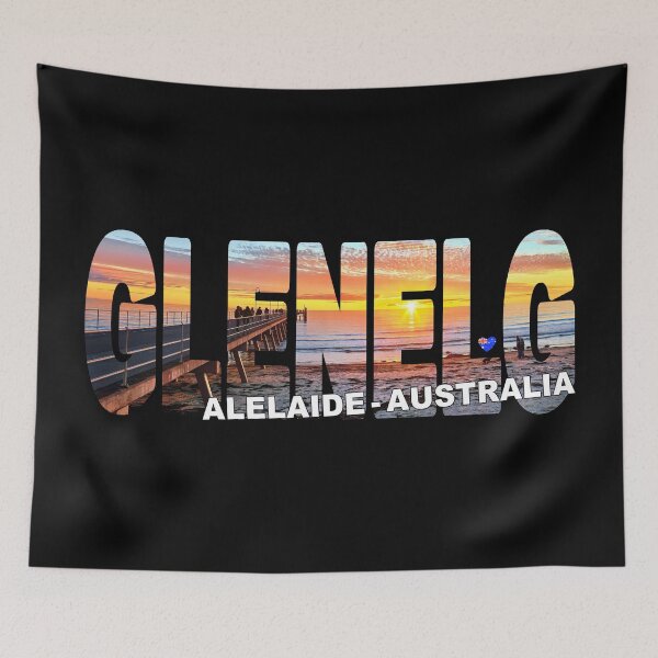 Item preview, GLENELG Adelaide Australia - SA Sunset over the Glenelg Jetty Beach designed and sold by Adam Gormley.