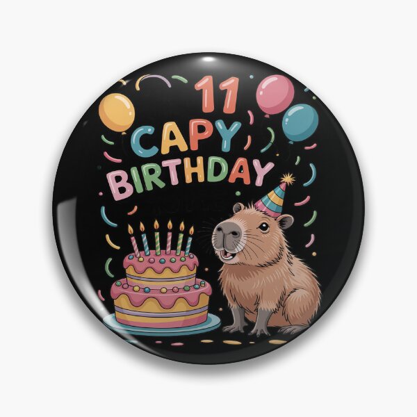 Item preview, I'm 11 Capy Birthday To Me 11th Capybara Bday designed and sold by Libbysharts.