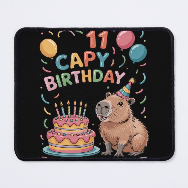 Item preview, I'm 11 Capy Birthday To Me 11th Capybara Bday designed and sold by Libbysharts.