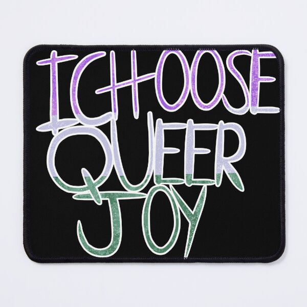 Item preview, I Choose Queer Joy (Genderqueer Flag) designed and sold by MidKnightFury.