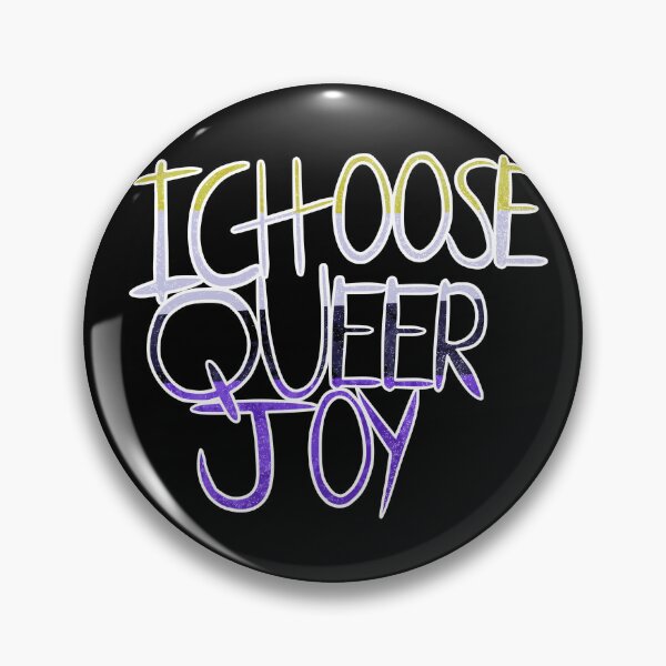 Item preview, I Choose Queer Joy (Nonbinary Flag) designed and sold by MidKnightFury.