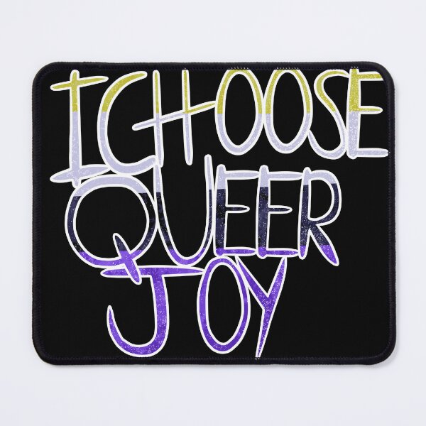 Item preview, I Choose Queer Joy (Nonbinary Flag) designed and sold by MidKnightFury.