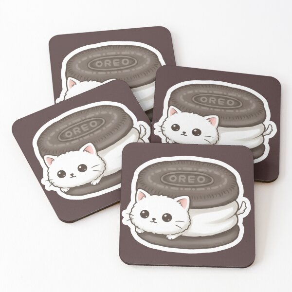 Item preview, Kawaii Cookie Cat: Sweet Cream Kitten designed and sold by ChessyChop.