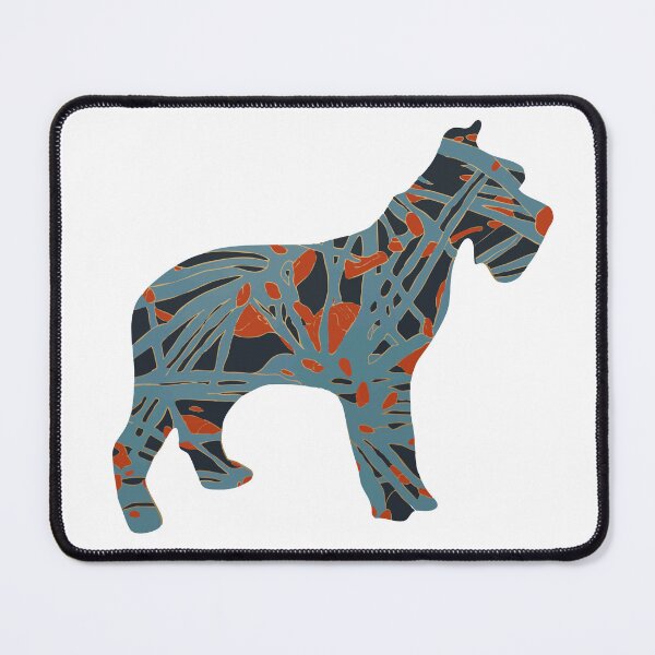 Item preview, Abstract Dog Silhouette with Bottlebrush Inspired Pattern designed and sold by hayleygpaints.