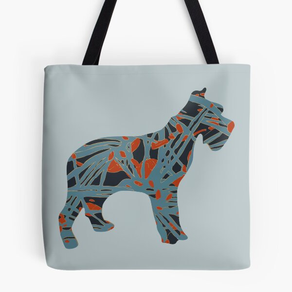Item preview, Abstract Dog Silhouette with Bottlebrush Inspired Pattern designed and sold by hayleygpaints.
