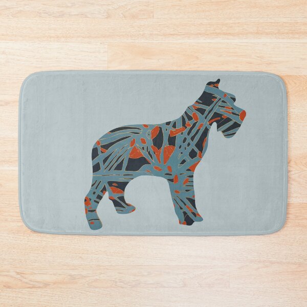 Item preview, Abstract Dog Silhouette with Bottlebrush Inspired Pattern designed and sold by hayleygpaints.