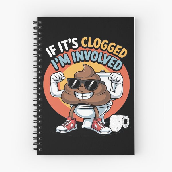 Item preview, If It's Clogged I'm Involved Funny Toilet designed and sold by Libbysharts.