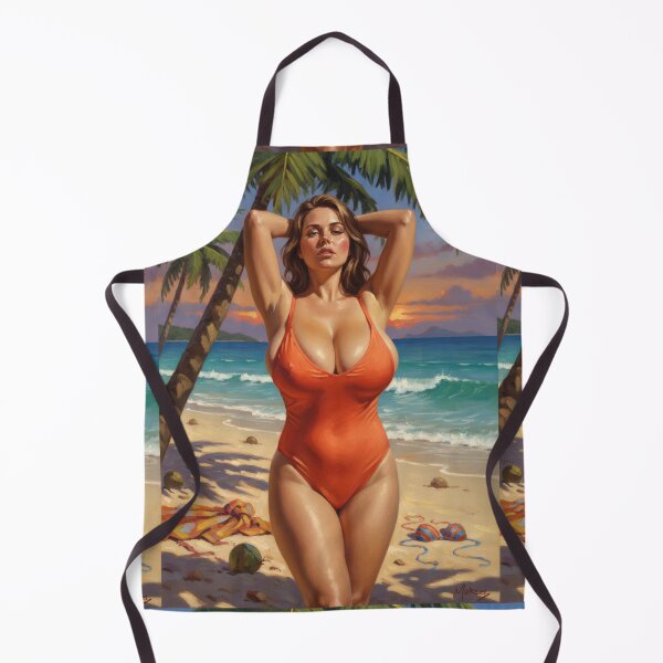 Item preview, skinny beautiful women at the beach designed and sold by Chubby Chase.
