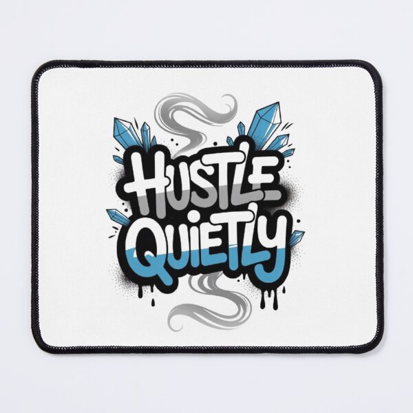Item preview, Hustle Quietly Minimal Statement Print designed and sold by NewUSShop.