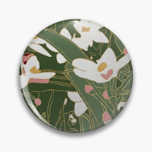 Item preview, Abstract Wax flower jungle leaves designed and sold by hayleygpaints.