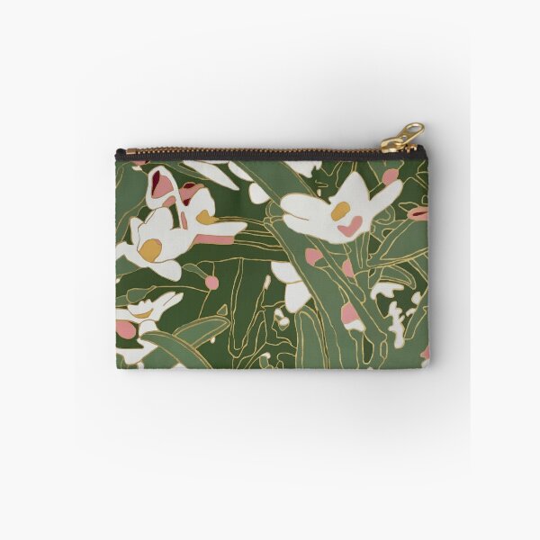 Item preview, Abstract Wax flower jungle leaves designed and sold by hayleygpaints.