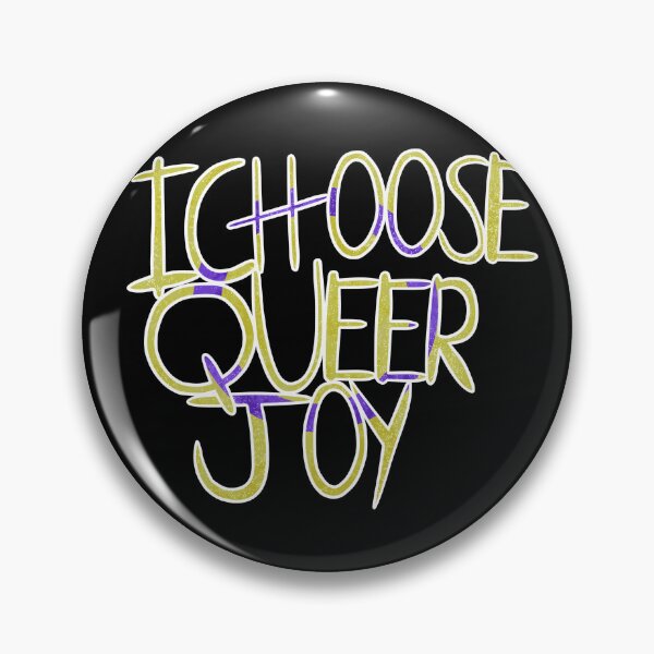 Item preview, I Choose Queer Joy (Intersex Flag) designed and sold by MidKnightFury.