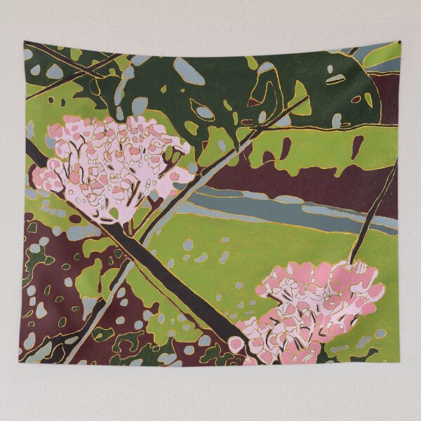 Item preview, Soft Blooms in the Bushland designed and sold by hayleygpaints.
