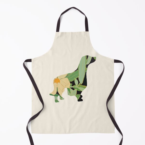 Item preview, Abstract Dog Silhouette with Native Flower Design designed and sold by hayleygpaints.
