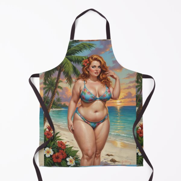 Item preview, big beautiful redhead women lady in a clear nice day designed and sold by Chubby Chase.