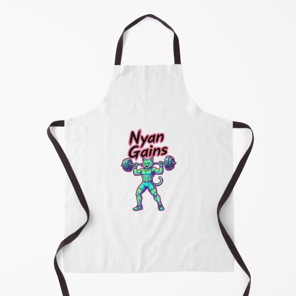Item preview, Anime Muscle Cat Gym Humor | Neon Workout Cat Art designed and sold by Dazzle-Sizzle.