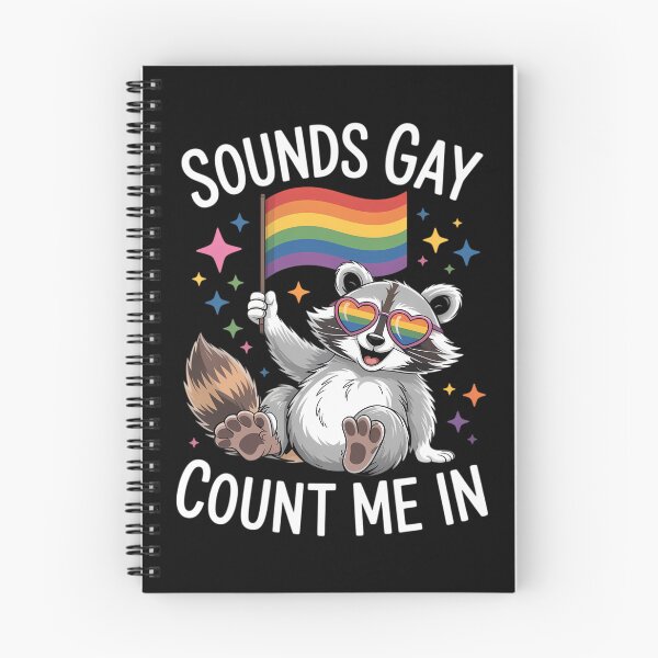 Item preview, Funny LGBT Ally Raccoon Holding a Rainbow Flag LGBT Support designed and sold by Morphologiona.