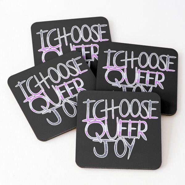 Item preview, I Choose Queer Joy (Demigirl Flag) designed and sold by MidKnightFury.