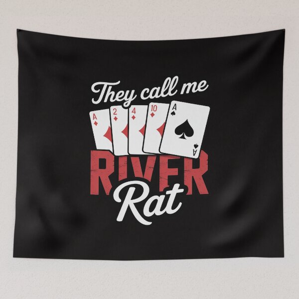 Item preview, River Rat Poker Texas Holdem Gift designed and sold by HesterFoley.