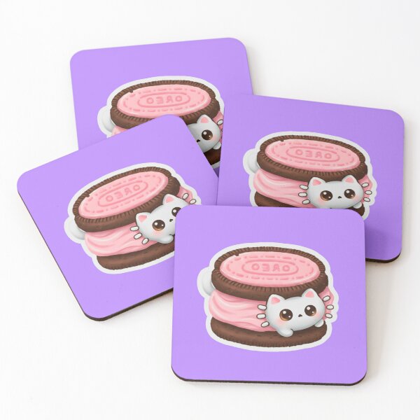 Item preview, Chocolate Chip Kitten Cookie: Sweet Kawaii Cream designed and sold by ChessyChop.