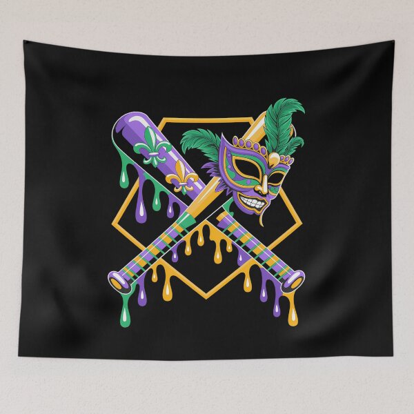 Item preview, Baseball Mardi Gras Carnival Party Mask Ice Cream designed and sold by Morphologiona.