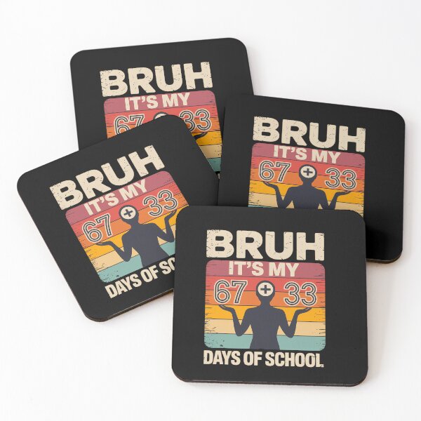 Item preview, Bruh Its My 67 33 Days of School Boys 100th Day 67 Meme designed and sold by Morphologiona.