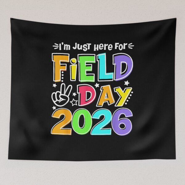 Item preview, Just Here for Field Day Fun Day 2026 Teacher Kids designed and sold by tarikusa02.