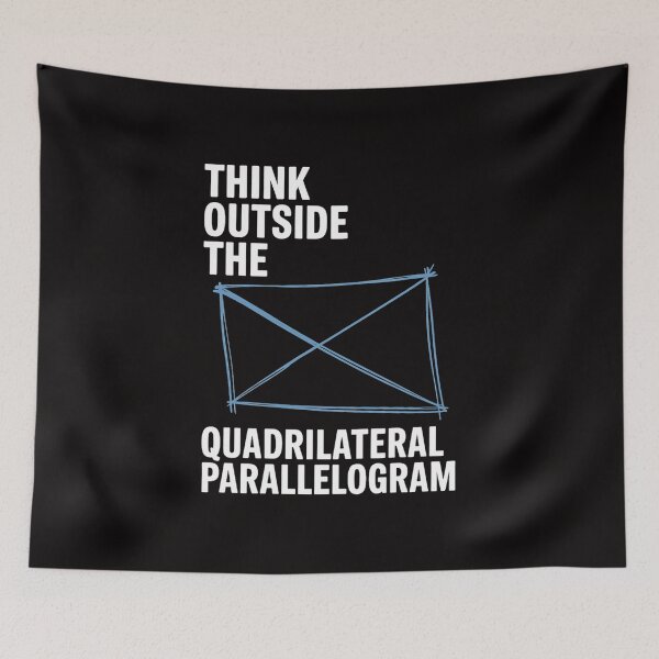 Item preview, Think Outside The Quadrilateral Parallelogram Math designed and sold by PattonJillian.