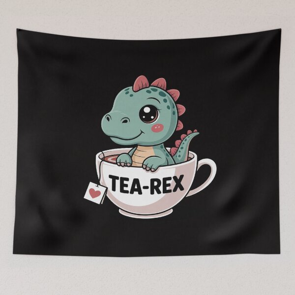 Item preview, TeaRex Cute Dinosaur Kawaii Gift For Men Women kid designed and sold by PattonJillian.