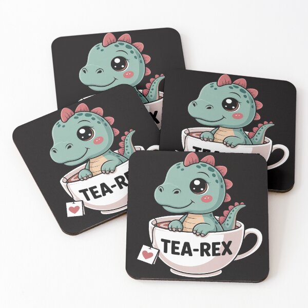 Item preview, TeaRex Cute Dinosaur Kawaii Gift For Men Women kid designed and sold by PattonJillian.
