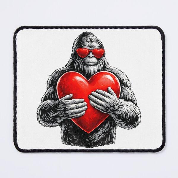 Item preview, Funny Valentines Day Bigfoot Heart Sasquatch Men Boys Kids  designed and sold by first-shirt ⭐ ⭐ ⭐ ⭐ ⭐.