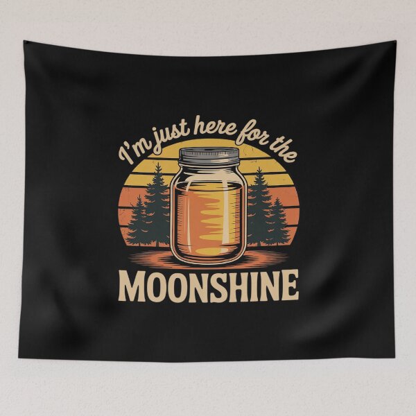 Item preview, I'm Just Here For The Moonshine Funny Country Drinking designed and sold by Libbysharts.