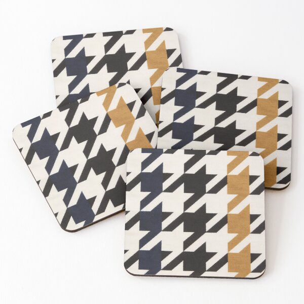 Item preview, A close-up view of a houndstooth pattern designed and sold by Boundless PixelForge.