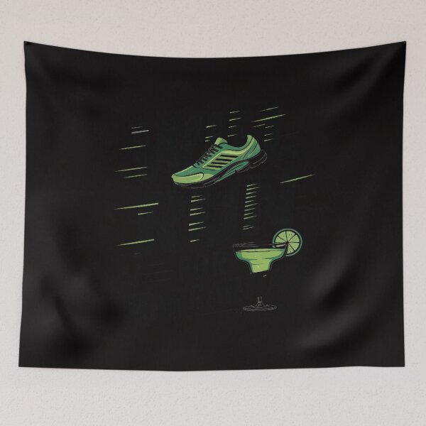 Item preview, Will Run for Margaritas - Runner Running designed and sold by PattonJillian.