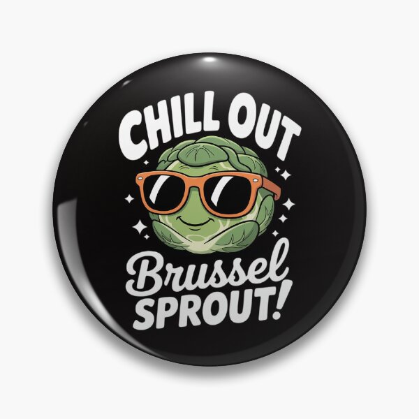 Item preview, Vegetarian Food Chill Out Brussel Sprout designed and sold by PattonJillian.